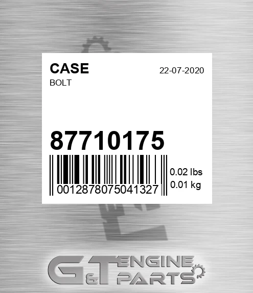 87710175 Bolt
