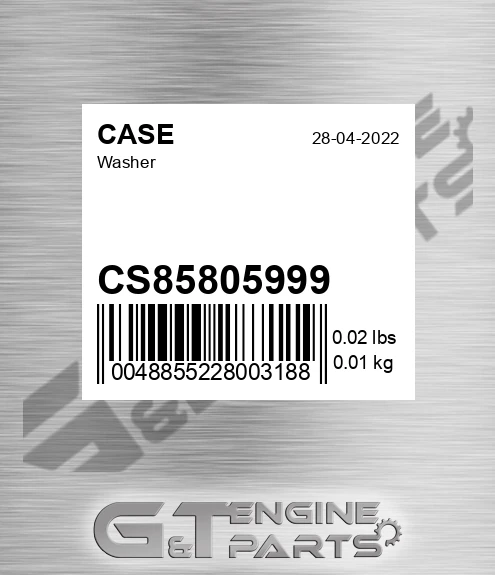 CS85805999 CASE Washer