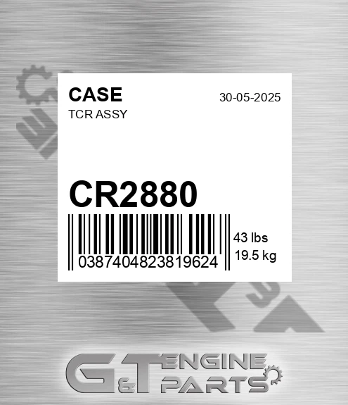 CR2880 Tcr Assy