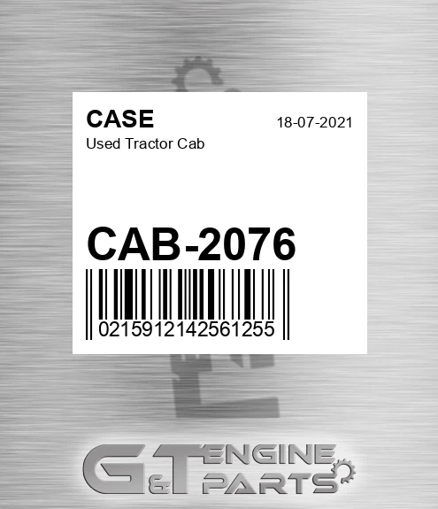 CAB-2076 Used Tractor Cab