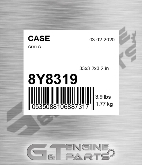 8Y8319 Arm A