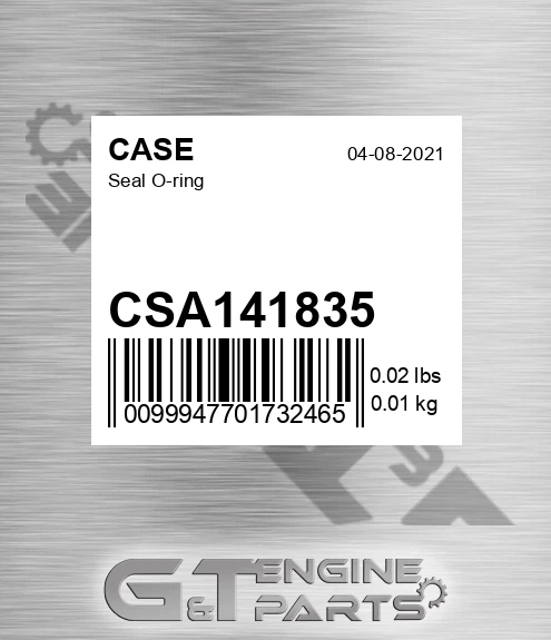 CSA141835 Seal O-ring