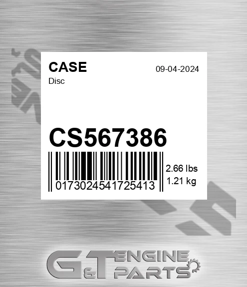 CS567386 Disc