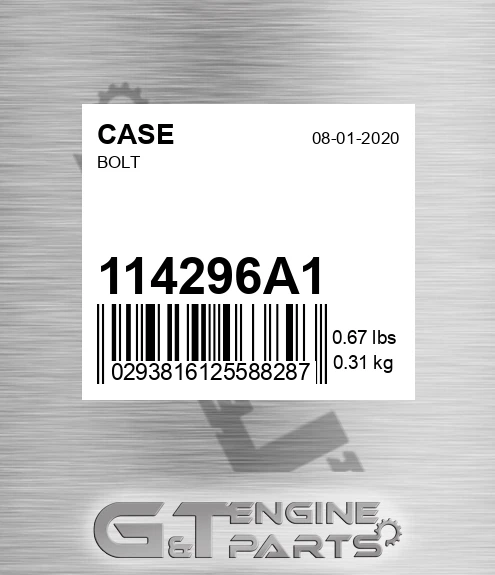 114296A1 CASE Bolt