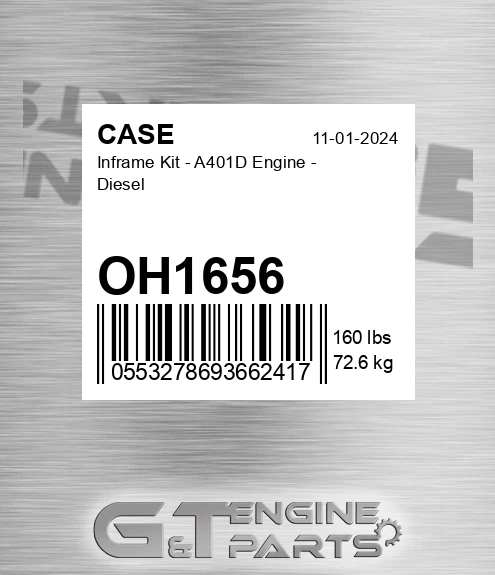 OH1656 Inframe Kit - A401d Engine - Diesel