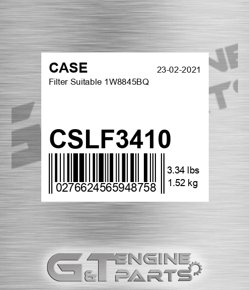 CSLF3410 CASE Filter Suitable 1w8845bq