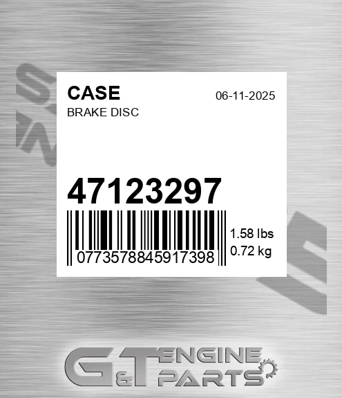 47123297 Brake Disc