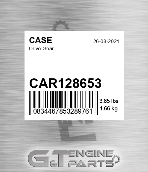 CAR128653 Drive Gear