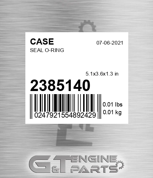 238-5140 Seal O-ring