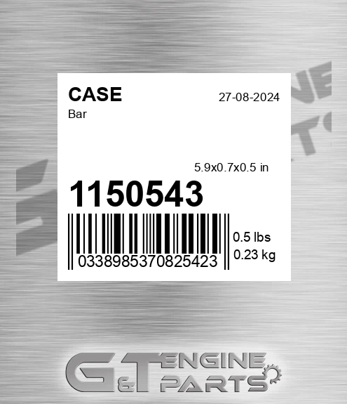 1150543 CASE Bar