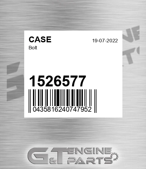 1526577 CASE Bolt