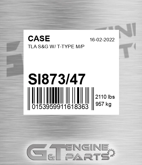 SI873/47 Tla S&g W/ T-type M/p