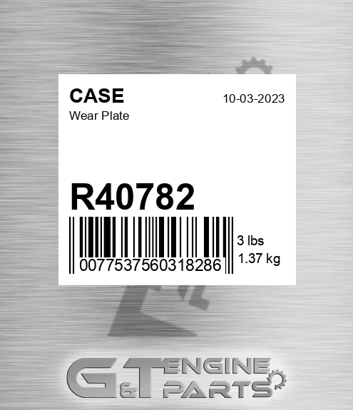 R40782 Wear Plate