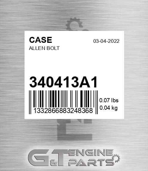 340413A1 Allen Bolt