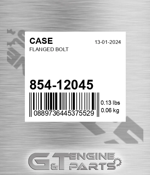 854-12045 Flanged Bolt