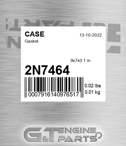 2N7464 Gasket