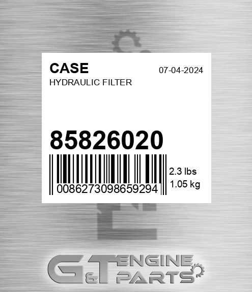 85826020 Hydraulic Filter