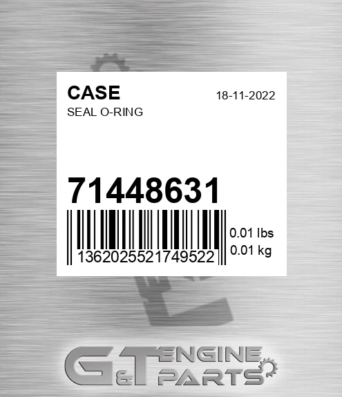 71448631 Seal O-ring