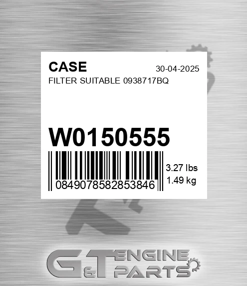 W0150555 Filter Suitable 0938717bq