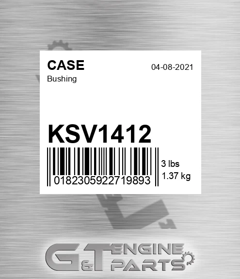 KSV1412 CASE Bushing