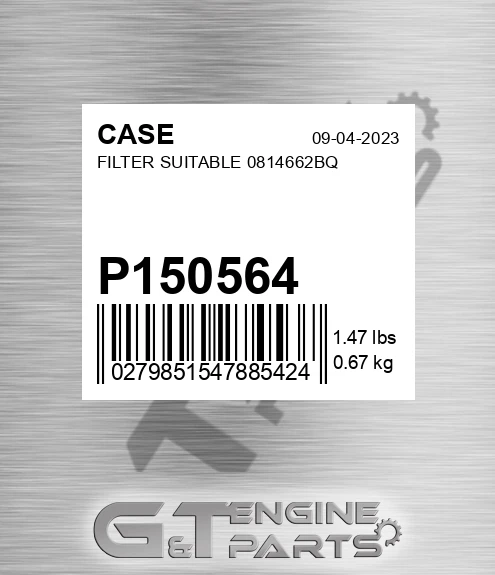 P150564 Filter Suitable 0814662bq