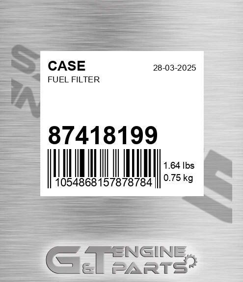87418199 Fuel Filter