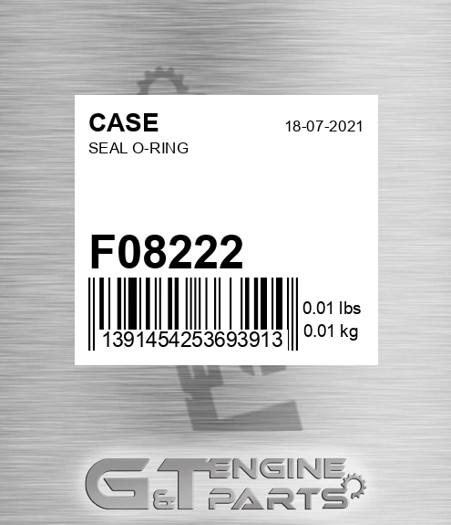 F08222 Seal O-ring