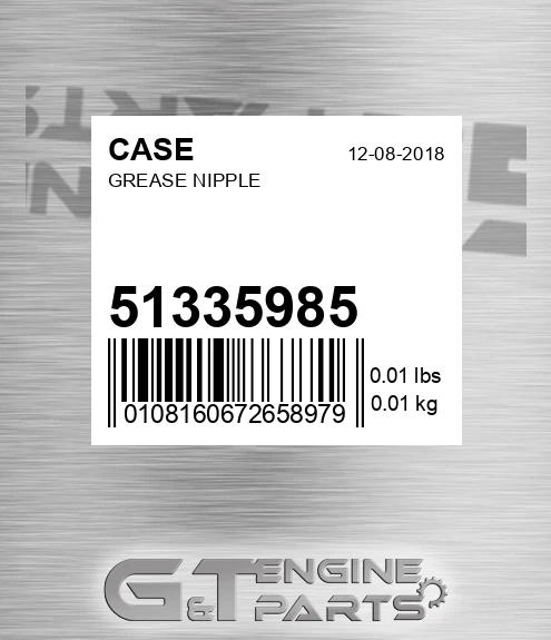 51335985 Grease Nipple