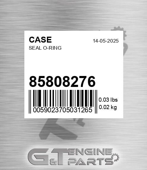 85808276 Seal O-ring