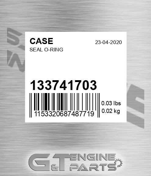 133741703 Seal O-ring