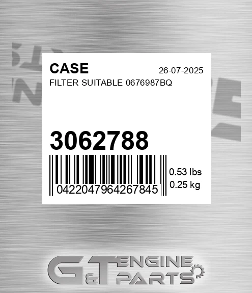 3062788 Filter Suitable 0676987bq