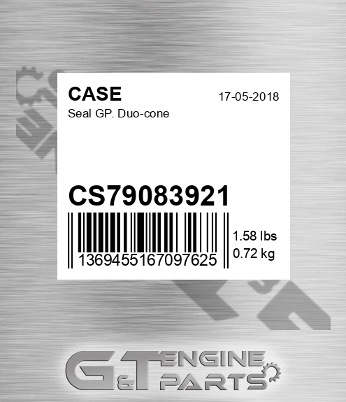 CS79083921 Seal Gp. Duo-cone