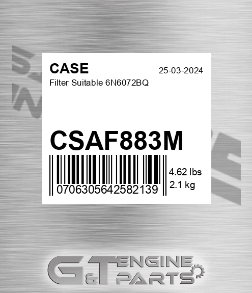 CSAF883M Filter Suitable 6n6072bq