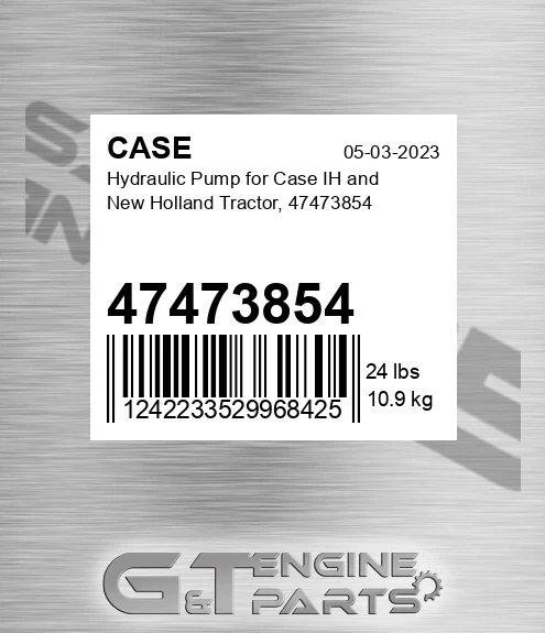 47473854 Hydraulic Pump For Ih And New Holland Tractor,