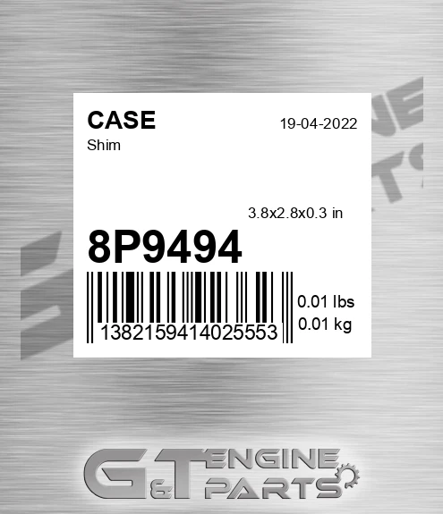 8P9494 Shim