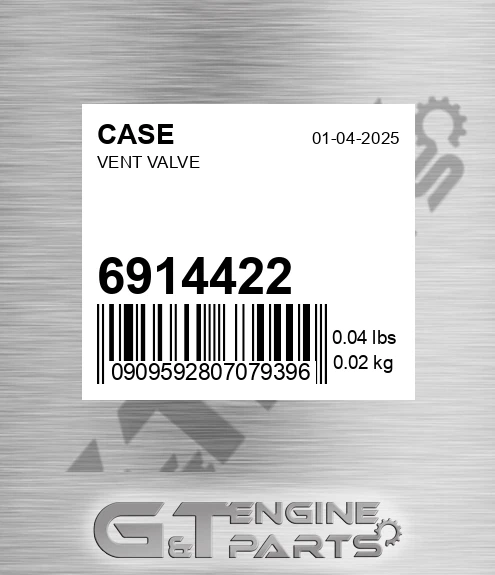 6914422 Vent Valve