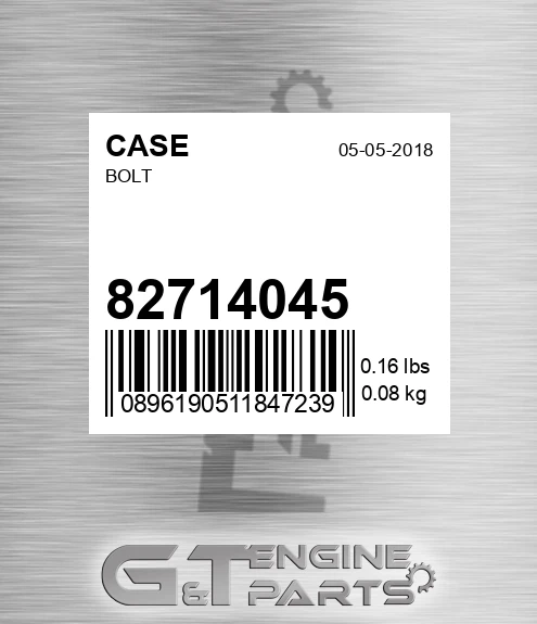 827-14045 Bolt