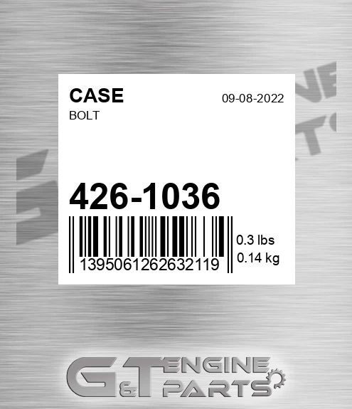 426-1036 Bolt