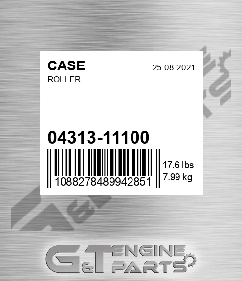 04313-11100 Roller for CASE