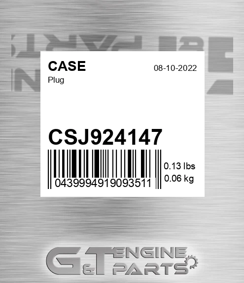 CSJ924147 CASE Plug
