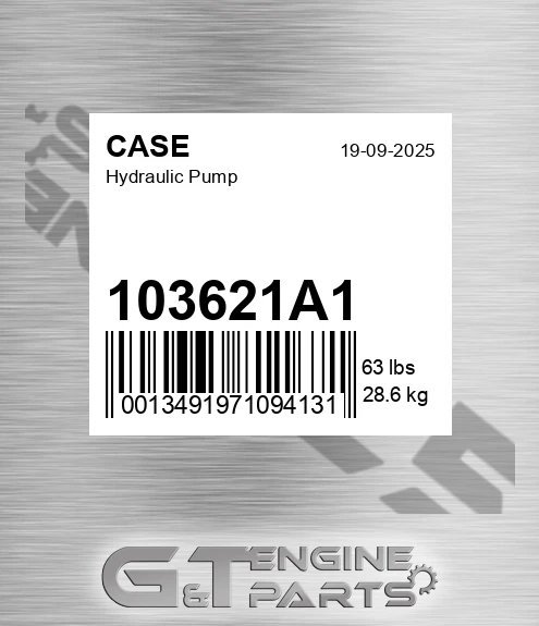 103621A1 Hydraulic Pump for CASE