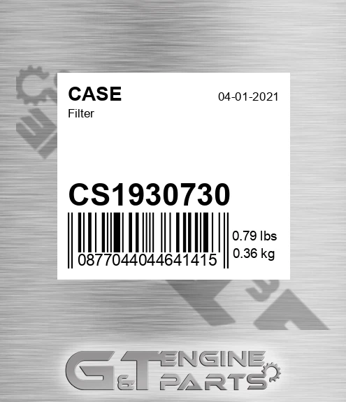 CS1930730 Filter
