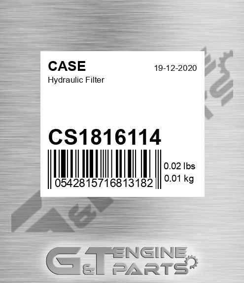 CS1816114 Hydraulic Filter for CASE