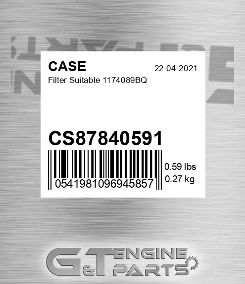 CS87840591 Filter Suitable 1174089bq