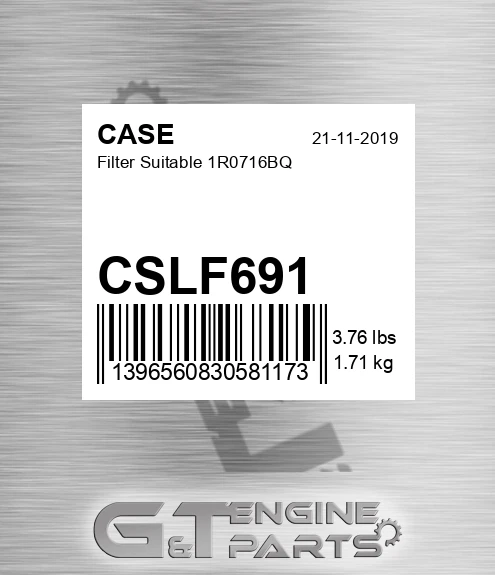 CSLF691 Filter Suitable 1r0716bq