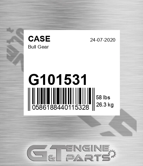 G101531 CASE Bull Gear