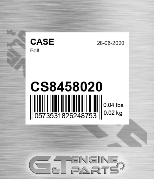 CS8458020 Bolt