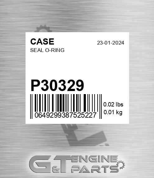 P30329 CASE Seal O-ring