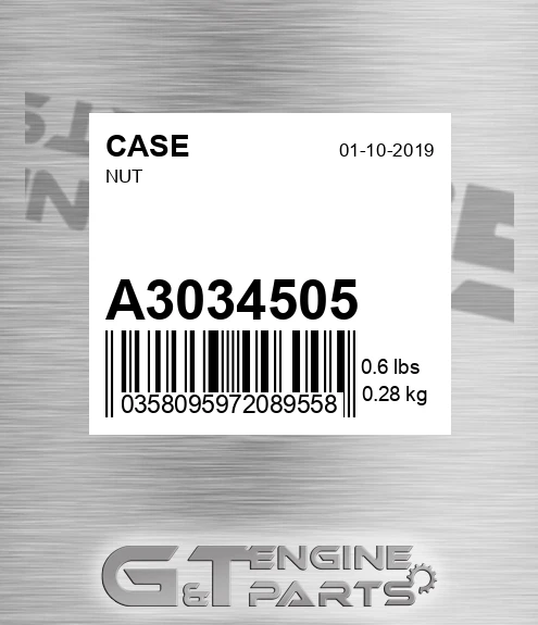 A3034505 CASE Nut