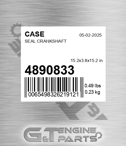 4890833 CASE Seal Crankshaft